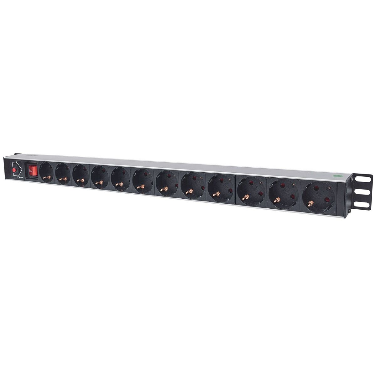 Intellinet Schuko 27" 12 Way Multi-socket Adapter 714044 (18 m)