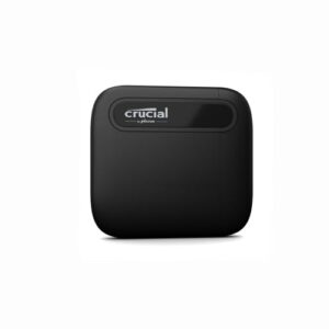 Crucial X6 2TB Portable SSD - Up to 800MB/s PC and Mac USB 32 USB-C External Solid State Drive CT2000X6SSD9 Black