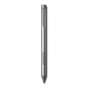 Wacom Bamboo Ink-Active Stylus (2nd generation with 4096 pressure levels for natural writing & making notes on pen-compatible touchscreen devices Microsoft Windows 10) Gray
