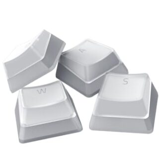 Razer Phantom Pudding Keycap Upgrade Set - Optomechanical Switches from (Translucent Sides Bottom-Lasered Letters removal Tool and Stabilizers) Mercury