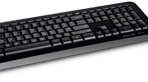 Microsoft Wireless Desktop 850 Keyboard and Mouse - Black UK layout (QWERTY)