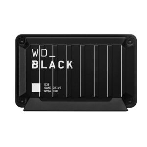 Western Digital WDBLACK D30 Game Drive SSD 500GB portable external speed and storage expansion transfer speeds up to 900MB/s compatible Xbox Series XS PlayStation 5 solid state Black