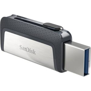 SanDisk Ultra 32 GB Dual USB Flash Drive 30 Type-C Silver