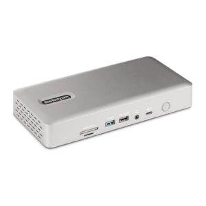 StarTechcom Thunderbolt 4 Multi-Display Docking Station Quad/Triple/Dual Monitor Dock 2x HDMI/2x DP 7x USB Hub 25Gb Ethernet 98W PD - TB4USB4Dock Quad Display