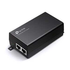 TP-Link 8023at/af Gigabit PoE Injector Non-PoE to Adapter Supplies (154W) or PoE+ (30W) Plug & Play Desktop/Wall-Mount Distance Up 100m (PoE160S)