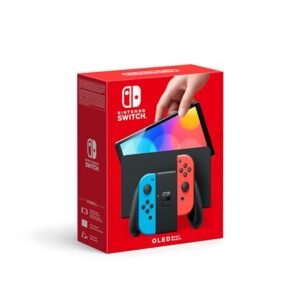 Nintendo Switch (OLED Model) - Neon Blue/Neon Red