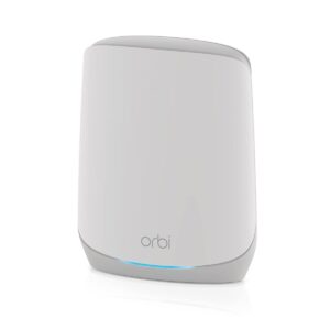 NETGEAR Orbi RBS760 WiFi 6 Mesh Add on Satellite Adds up to 2000sq ft 11AX Tri-Band Speeds 54Gbps White
