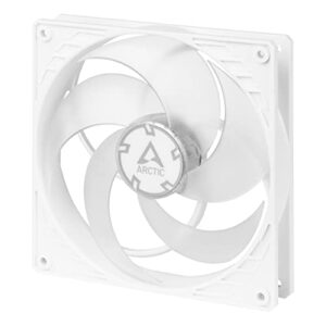 ARCTIC P14 PWM PST - PC Fan 140mm Case with Sharing Technology (PST) Pressure-optimised Computer Speed: 200-1700 rpm (0 5) White/transparent