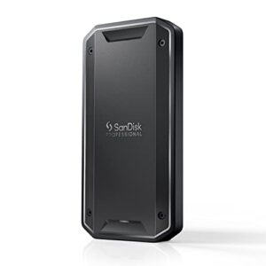 SanDisk Professional 4TB PRO-G40 SSD up to 3000MB/s External Solid State Drive Thunderbolt 3 (40Gbps) USB-C (10Gbps) Ultra-rugged IP68 dust/water resistance