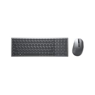 Dell KM7120W clavier Souris incluse RF sans fil + Bluetooth QWERTY US International Gris Titane
