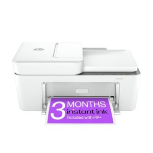 HP DeskJet 4220e All in One Printer Perfect for Home Colour Wireless Print Scan & Copy ADF 3 Months of Instant Ink Included Easy Setup Reliable Wi-Fi Cement