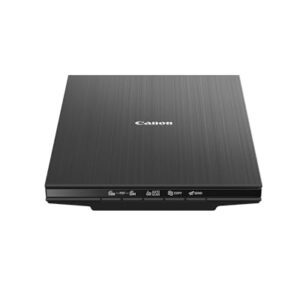 Canon LiDE 400 Colour Flatbed Scanner (Black) - Space Saving Design with USB Type-C Connectivity Easy One-Touch Operation Ideal for Home or Office