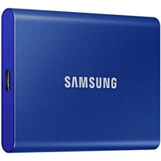 Samsung T7 Portable SSD - 1 TB USB 32 Gen2 External Indigo Blue (MU-PC1T0H/WW)