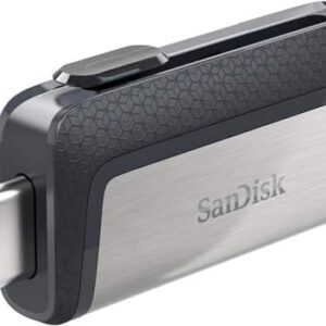 SanDisk 256GB Ultra Dual Drive USB C Flash memory stick forsmartphone with reversible Type-C and Type-A connectors for smartphones tablets Macs computers