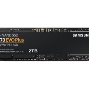 Samsung 970 EVO Plus SSD 2TB - M2 NVMe Interface Internal Solid State Drive with V-NAND Technology (MZ-V7S2T0B/AM)