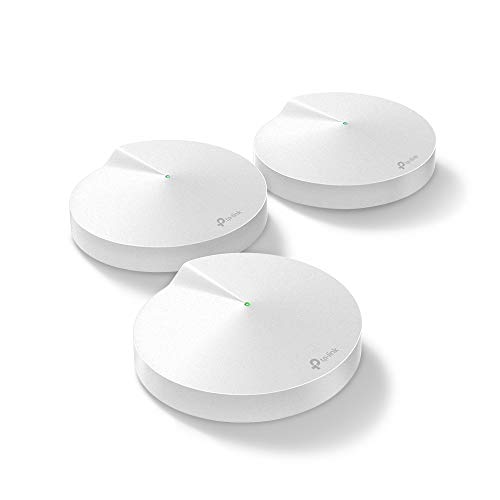 TP-Link Deco M5 Whole Home Mesh Wi-Fi System Up to 5500 sq ft Coverage Compatible with Amazon Echo/Alexa Antivirus Security Protection and Parental Controls Pack of 3