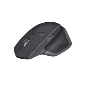 Logitech MX Master 2S Wireless Mouse with Flow Cross-Computer Control and File Sharing for PC Mac Grey