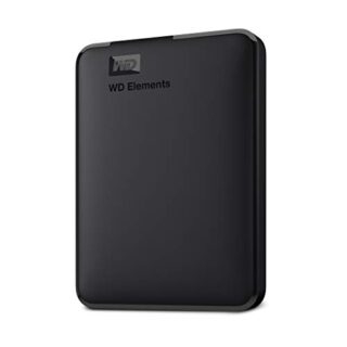 Western Digital 4TB Elements portable external hard drive USB 30 interface storage Plug-and-Play SuperSpeed 32 Gen 1 Formatted for PC and Mac Black