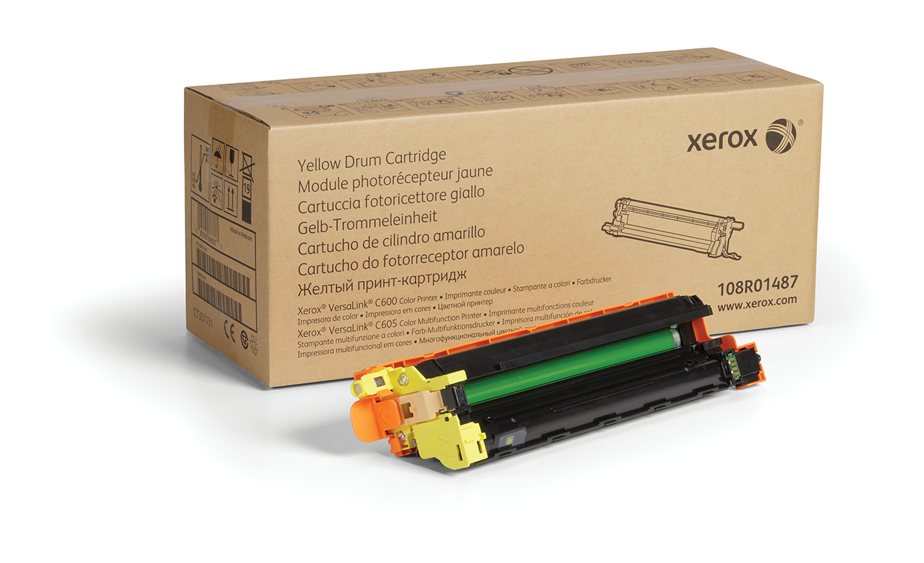 Xerox 108R01487 Drum kit yellow 40K pages for VersaLink C 600/605