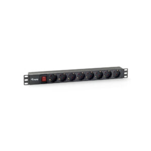 EQUIP Schuko 19" 8 Way Multi-socket Adapter 333283 (18 m)