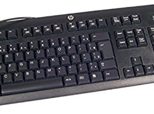 HP 672647-033 Keyboard Black USB QWERTY UK English