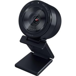 Razer Kiyo Pro Ultra - 4K webcam for content and streaming creation (Ultra High Dynamic Range-UHDR UltraHD at 30FPS/1080P 60FPS autofocus with AI light sensor 29 m) Black