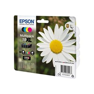Epson 18XL Daisy High Yield Genuine Multipack 4-colours Ink Cartridges Claria Home