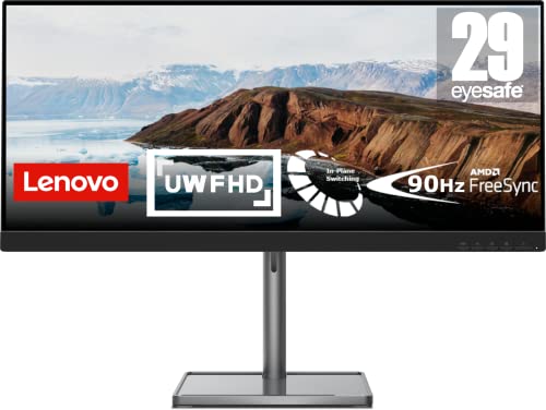 Lenovo L29w-30 29 Inch PC Monitor UW-FHD 1080p 90Hz 6ms WLED HDMI DP