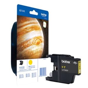 BROTHER LC-1240Y Inkjet Cartridge Yellow Single Pack Standard Yield Includes 1 x Genuine Supplies