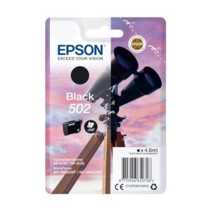 Epson 502 Black Binoculars Genuine Ink Cartridge Standard