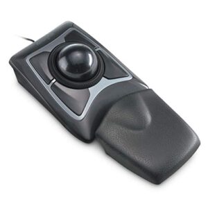 Kensington Expert Mouse - Wired Ergonomic TrackBall for PC Mac and Windows with Scroll Ring Ambidextrous Design Optical Tracking Grey (64325)