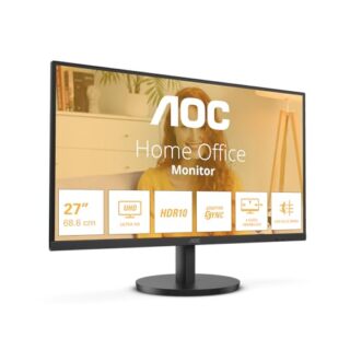 AOC U27B3M - 27 inch UHD monitor speakers HDR10 (3840x2160 4K 60 Hz 2x HDMI DisplayPort) black
