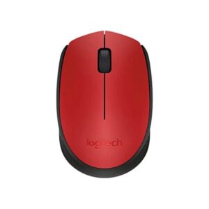 Logitech M171 Wireless Mouse for PC Mac Laptop 24 GHz with USB Mini Receiver Optical Tracking 12-Months Battery Life Ambidextrous - Red