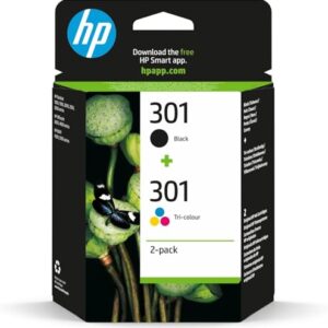 HP N9J72AE 301 Original Ink Cartridges Black and Tri-Colour Multipack