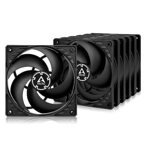 ARCTIC P12 PWM PST (5 Pack) - PC Fan 120mm Case Sharing Technology (PST) Pressure-optimised quiet motor Computer 200-1800 rpm (0 5) Black