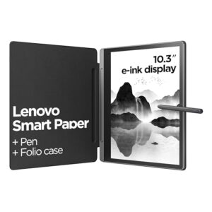 Lenovo Smart Paper Digital Notebook ePaper with Pen and Case 103" e-Ink display Instant Handwriting to Text Bluetooth Wifi Protective included