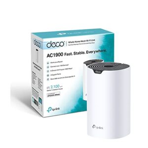 TP-Link Deco S7 AC1900 Whole Wi-Fi Add on Single Unit for All WiFi 7/6/5 Mesh Pack Extended Coverage Requirement Connect up to 150 devices Work with Amazon Alexa Parental Controls