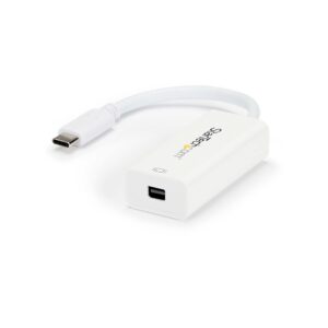 StarTechcom USB-C to Mini DisplayPort Adapter - 4K 60Hz White USB 31 Type-C DP Converter (CDP2MDP)