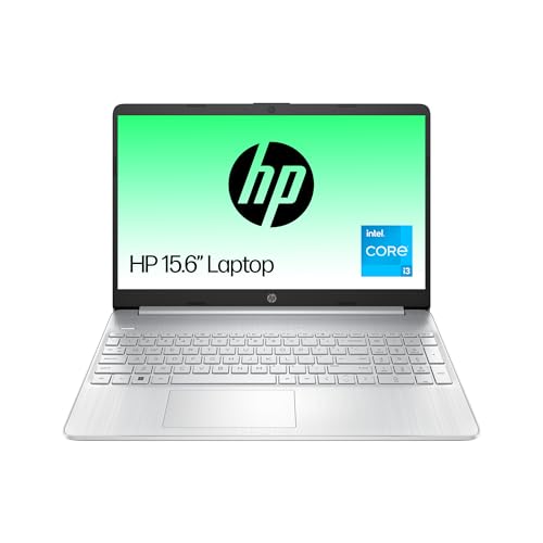 HP 156" Laptop Intel core i3-1215U Processor 4 GB RAM 128 SSD UHD Graphics FHD Display Up to 7hrs battery Win 11 Dual Speakers Natural Silver 15s-fq5020sa