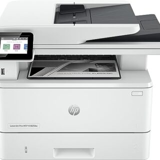 HP Laserjet Pro MFP 4102dw Laser Printer Black and White for Small Medium Business Print Copy Scan ADF 2-Sided Printing Dual-Band Wi-Fi Ethernet Instant Ink Toner Available