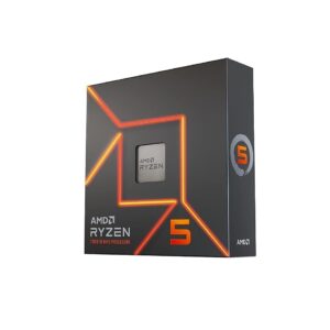 AMD Ryzen 5 7600X Desktop Processor (6-core/12-thread 38MB cache up to 53 GHz max boost)