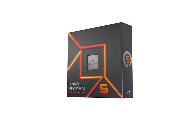 AMD Ryzen 5 7600X Desktop Processor (6-core/12-thread 38MB cache up to 53 GHz max boost), photo 1 of 1