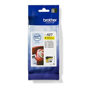 BROTHER LC-427Y Inkjet Cartridge Yellow Single Pack Standard Yield Includes 1 x Genuine Supplies