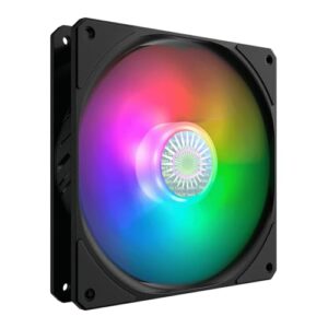 Cooler Master SickleFlow 140 ARGB Case & Cooling Fan - Motherboard Compatible Translucent Air Balance Blades 67 CFM 225 mmH2O 10 to 27 dBA