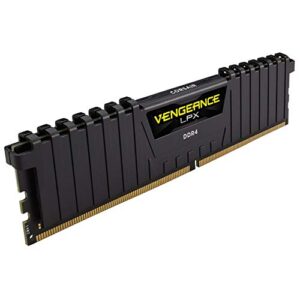 Corsair CMK16GX4M1D3000C16 Vengeance LPX 16 GB (1 x GB) DDR4 3000MHz C16 XMP 20 High Performance Desktop Memory Kit - Black