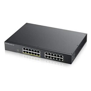 Zyxel 24-Port GS1900-24EP Smart Managed Gigabit PoE+ Switch 130W