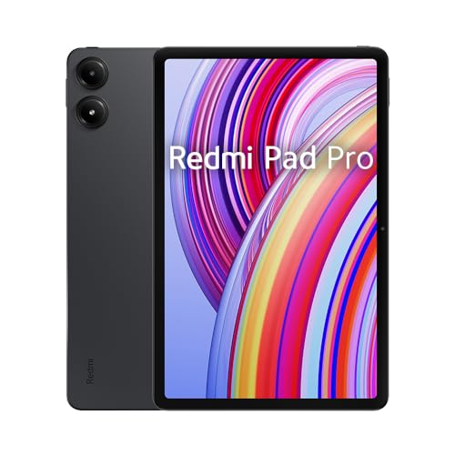 Xiaomi Redmi Pad Pro 8+256GB Black with ring holderSnapdragon 7s Gen HyperOS121" 120Hz 25K eye care display10000mAh (typ) large battery 33W fast charging(UK Version+2year warranty)