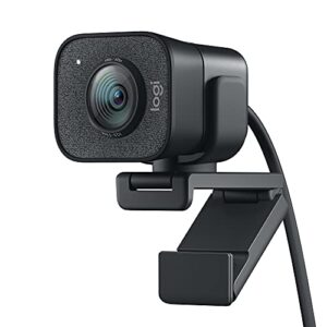 Logitech StreamCam Live Streaming Webcam for Youtube and Twitch Full 1080p HD 60fps USB-C Connection AI-enabled Facial Tracking Auto Focus Vertical Video - GRAPHITE