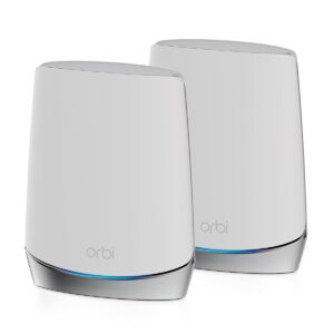 NETGEAR Orbi Mesh WiFI System (RBK752) - 6 Router with 1 Satellite Extenders Coverage 4000 sq ft and 40 Devices