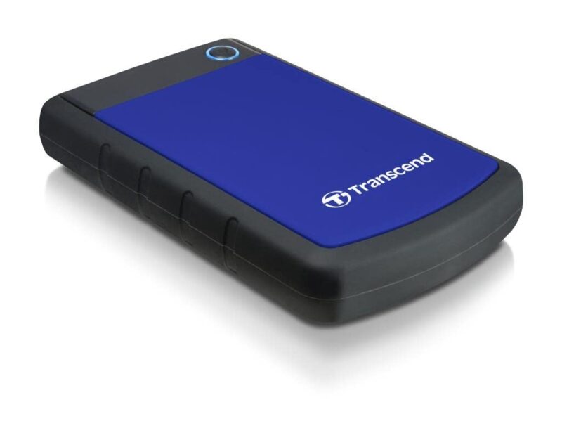 Transcend 4 TB Rugged Portable Hard Drive - Shock Resistant USB 31 Gen 1 StoreJet Navy Blue TS4TSJ25H3B, photo 1 of 1